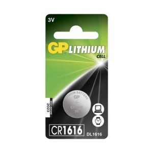 Литиева бутонна батерия GP CR 1616 3V 1 бр. в блистер /цена за 1 бр./  GP 1