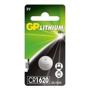 Литиева бутонна батерия GP  CR-1620 3V 1бр. в блистер  GP 1