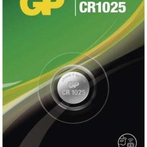 Литиева бутонна батерия GP  CR1025 3V  1 бр. в блистер /цена за 1 бр./ 1