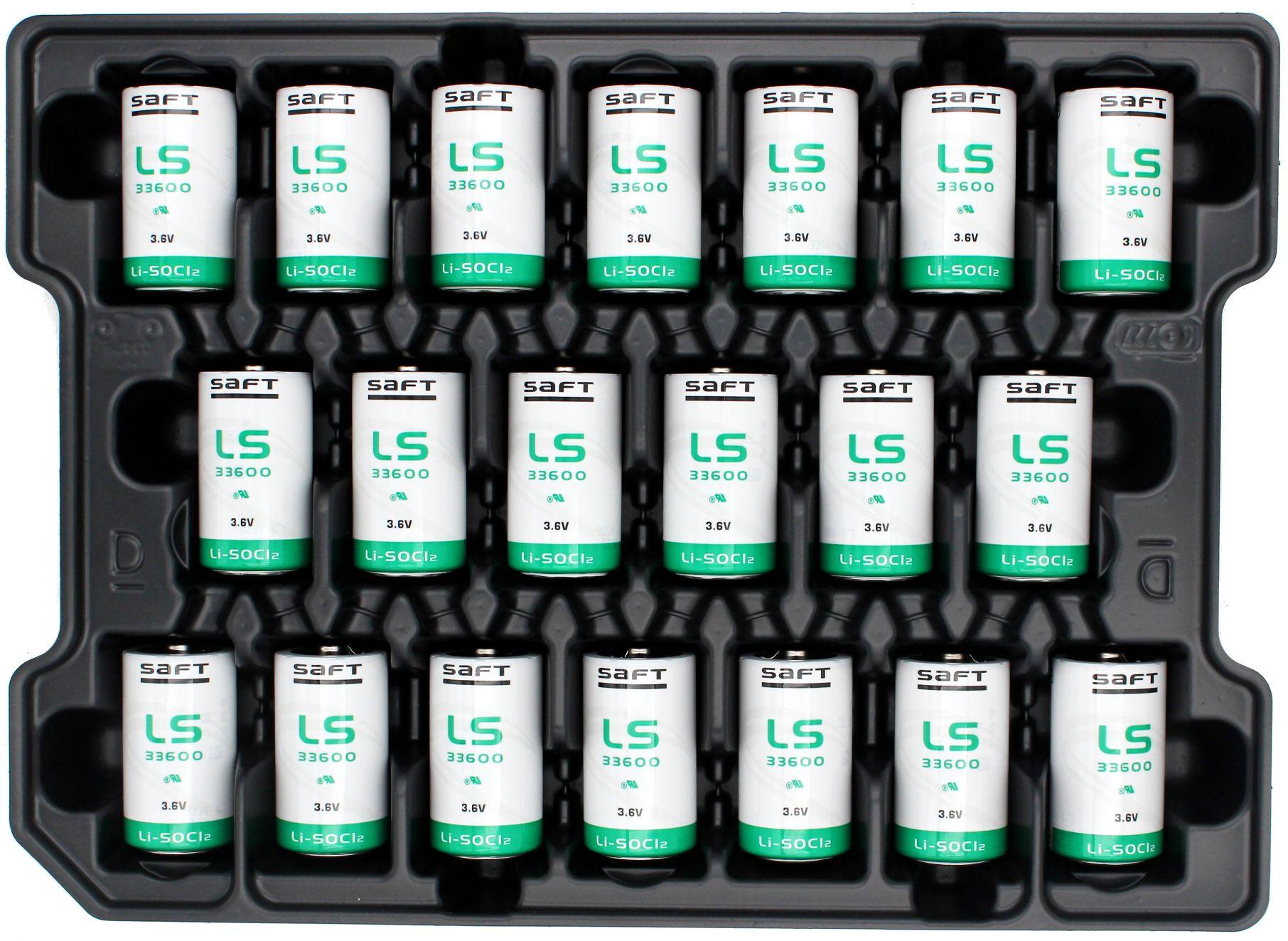 Литиево тионил хлоридна батерия SAFT LSH20, LS33600 3,6V R20 17Ah STD /с пъпка/ 2