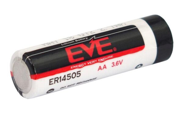 Литиево тионилхлоридна батерия 3,6V AA R6 2,7Ah ER14505 /STD /с пъпка/ EVE BATTERY 1
