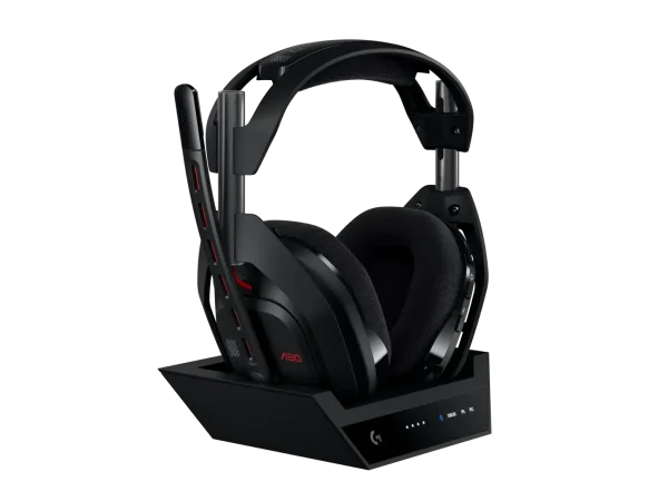 Logitech Astro A50 Lightspeed безжични слушалки с докинг станция, Черни 1