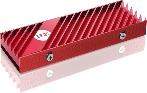 M.2 Heatsink EZDIY-FAB за NVMe SSD диск - Червен 1