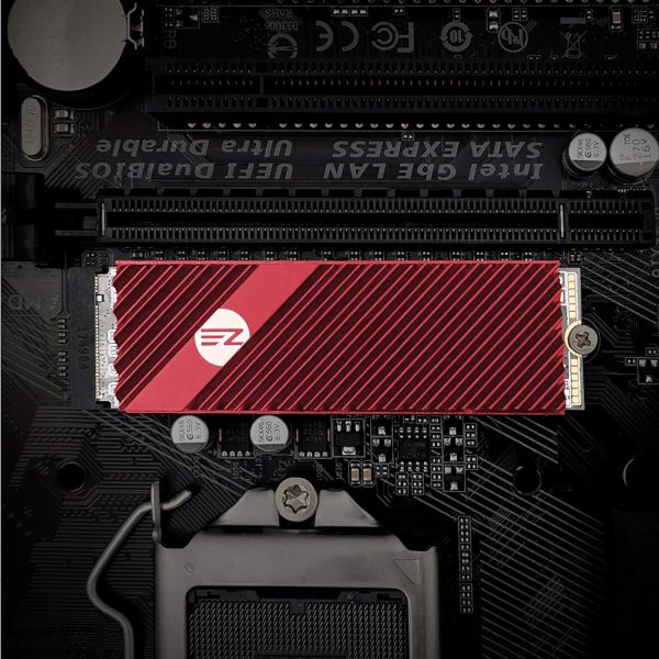 M.2 Heatsink EZDIY-FAB за NVMe SSD диск - Червен 2