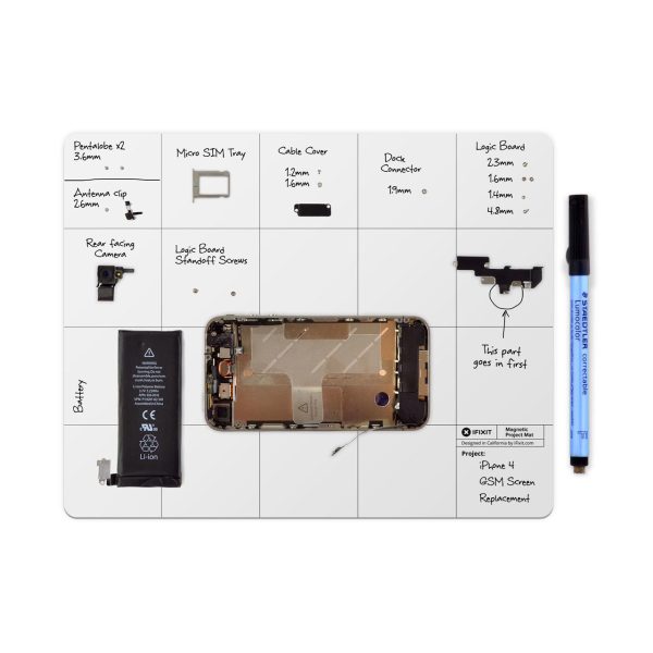 Магнитна подложка iFixit Magnetic Project Mat 20 x 25 cm 2