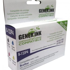 Мастилница GENERIK LC123/121/125 BROTHER, (BK-C-M-Y) 1