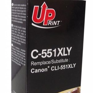 Мастилница UPRINT CLI-551XL CANON, С чип, Yellow 1