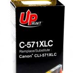 Мастилница UPRINT CLI 571XL-C CANON, Cyan 1