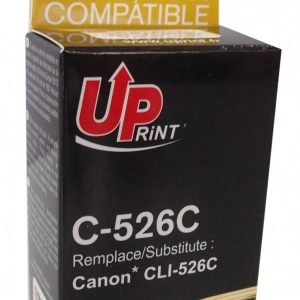 Мастилница UPRINT CLI526 CANON, С чип, Cyan 1