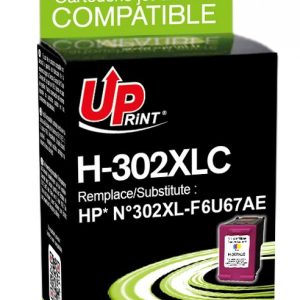 Мастилница UPRINT F6U67AE-N°302XL HP, Цветна 1