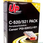 Мастилница UPRINT комплект CANON PGI-520 + CLI-521BK/C/M/Y XL 1