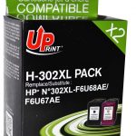 Мастилница UPRINT комплект HP 302XL BK+CL,F6U68AE+F6U67AE, DJ 1110 AiO/2130 AiO/3630 AiO/4650 AiO 1