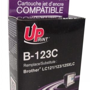 Мастилница UPRINT LC121/123/127 BROTHER, Cyan 1