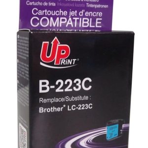 Мастилница UPRINT LC223 BROTHER, Cyan 1