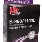 Мастилница UPRINT LC980/1100 BROTHER, Cyan 1