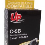 Мастилница UPRINT PGI-5 CANON, С чип, Черен 1