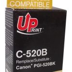 Мастилница UPRINT PGI520 CANON, С чип, Черен 1