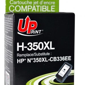 Мастилница за струен принтер UPRINT H-350XL, HP, Черен 1