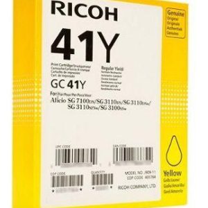Мастило гел RICOH GC41Y 2200 копия Yellow 1