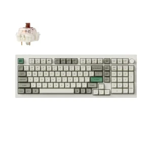 Механична клавиатура Keychron Q5 Max QMK Shell White - Gateron Jupiter Brown 1