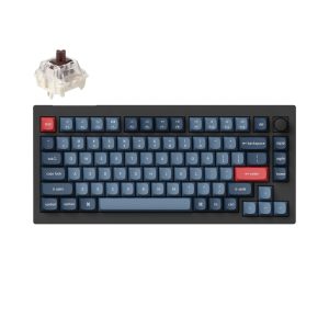 Механична клавиатура Keychron V1 MAX QMK 75% Carbon Black - Wireless 1