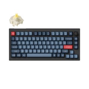 Механична клавиатура Keychron V1 MAX QMK 75% Carbon Black - Wireless 1