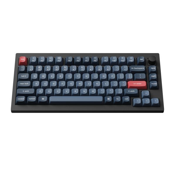 Механична клавиатура Keychron V1 MAX QMK 75% Carbon Black - Wireless 3