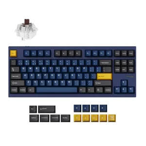 Механична клавиатура Lemokey L4 QMK TKL Navy Blue - Keychron Super Brown Switch 1