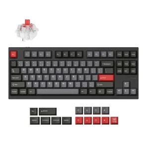 Механична клавиатура Lemokey L4 QMK TKL Navy Blue - Keychron Super Red Switch 1