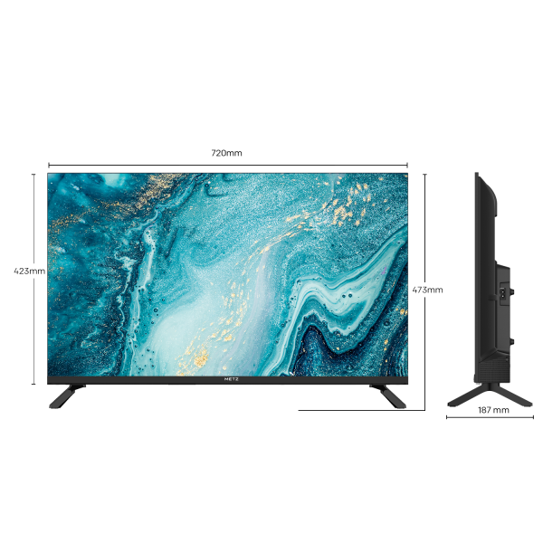 METZ Телевизор 40MTE2000Z 40" LED TV, HD, черен 2