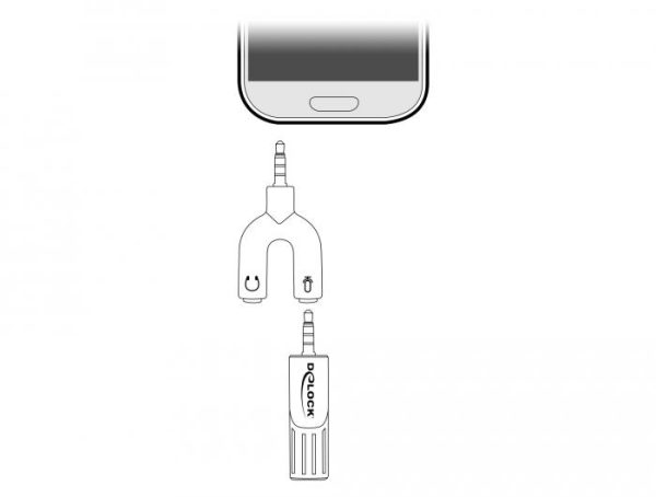 Микрофон DeLock 65893, За смартфон/таблет, 65893 5