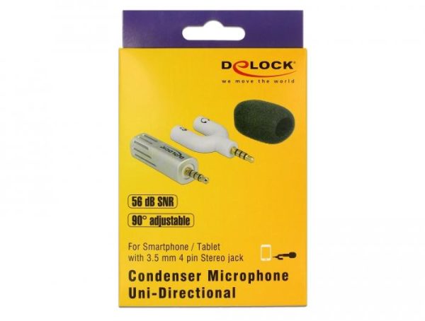 Микрофон DeLock 65893, За смартфон/таблет, 65893 8