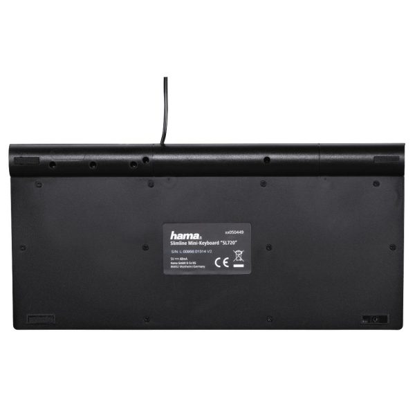 Мини клавиатура за лаптоп HAMA SL720, Черна 5