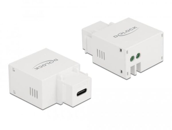 Модул Delock, USB-C порт за зареждане, За монтаж на панел Keystone 1