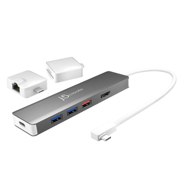 Модулна докинг станция j5create JCD375, 2 модула, USB-C 2