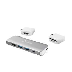 Модулна докинг станция j5create JCD387, 2 модула, USB-C 1
