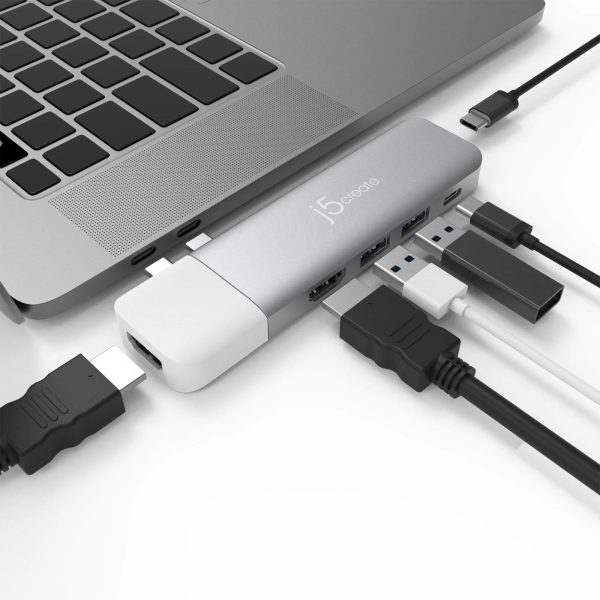 Модулна докинг станция j5create JCD387, 2 модула, USB-C 8