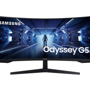 Монитор Samsung Odyssey G5 34 inch, VA Curved UWQHD 3440x1440 1