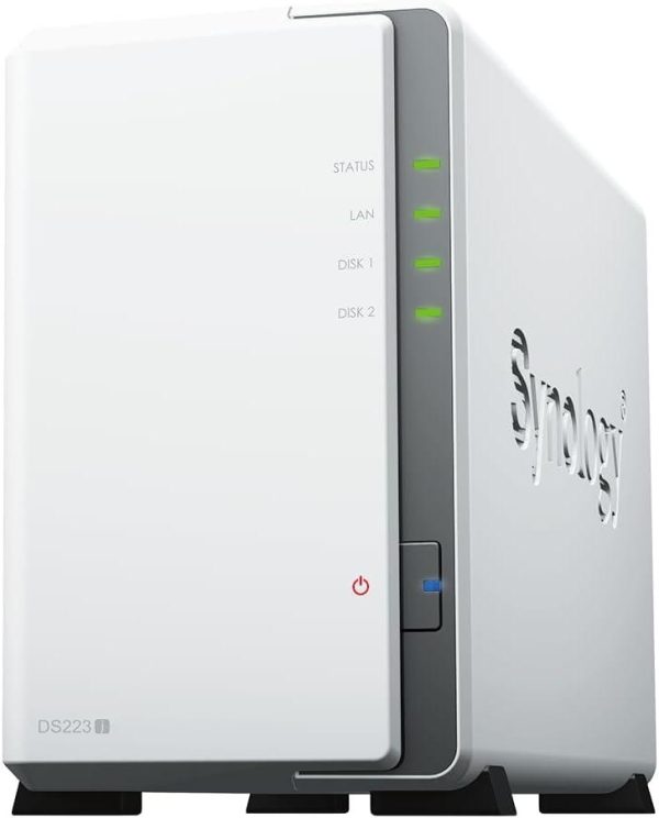 Мрежов сторидж Synology DS223j, За 2 диска, Realtek RTD1619B 4-core 1.7GHz, 1 GB 1