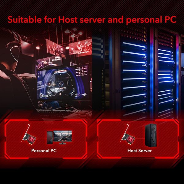 Мрежова карта Cudy PE25, PCIe, 10 Mbps/ 100 Mbps/ 1 Gbps/ 2.5 Gbps 3