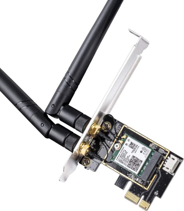 Мрежова карта Cudy WE3000, WiFi 6, PCIe, 2.4/5 GHz, 574 - 2402 Mbps 1