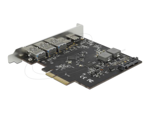Мрежова карта Delock PCI Express x4 Card to 2 x USB Type-C™ + 3 x USB Type-A - SuperSpeed USB 10 Gbps 2