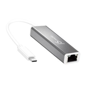 Мрежова карта j5Create JCE133G, Тип USB-C 3.1 Gen1, Gigabit Ethernet, Сив 1