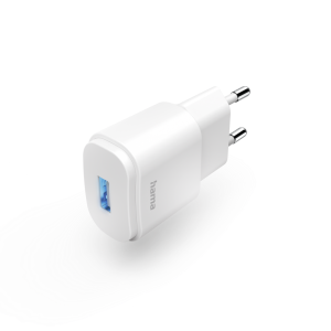 Мрежово зарядно HAMA, USB-A, 6 W, Бял 1