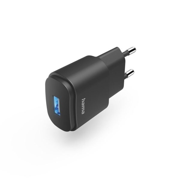 Мрежово зарядно Hama, USB-A, 6 W, Черен 2