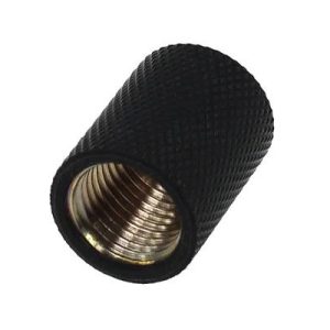 Муфа Alphacool, Вътрешна резба G1/4 AG - G1/4 AG, Черен мат 1