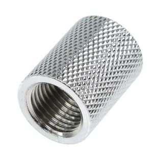 Муфа Alphacool, Вътрешна резба G1/4 AG - G1/4 AG, Хром 1