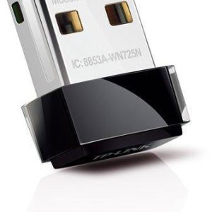 Нано адаптер TP LINK TL-WN725N, USB, Realtek, 2.4Ghz, 802.11n/g/b 1