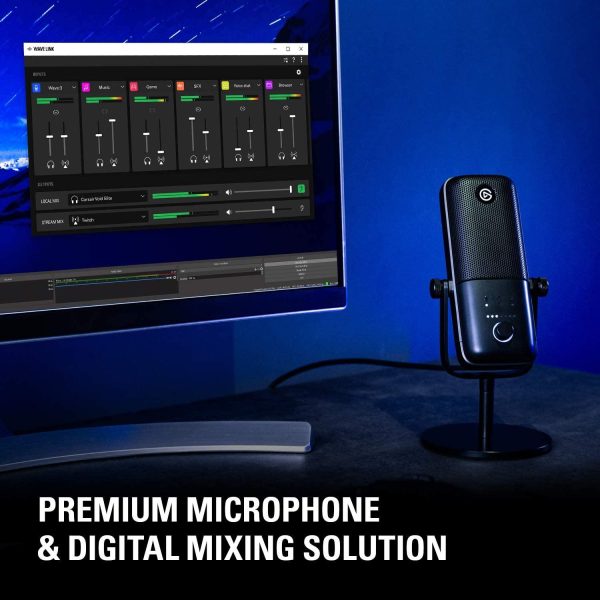 Настолен микрофон Elgato Wave 3 2