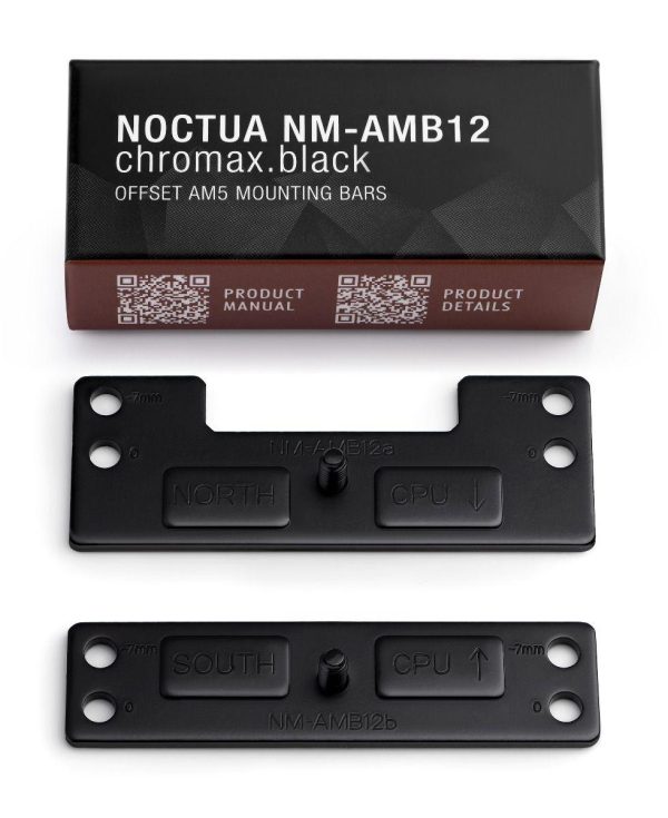 Noctua Mounting Kit NM-AMB12 Chromax. Black 2
